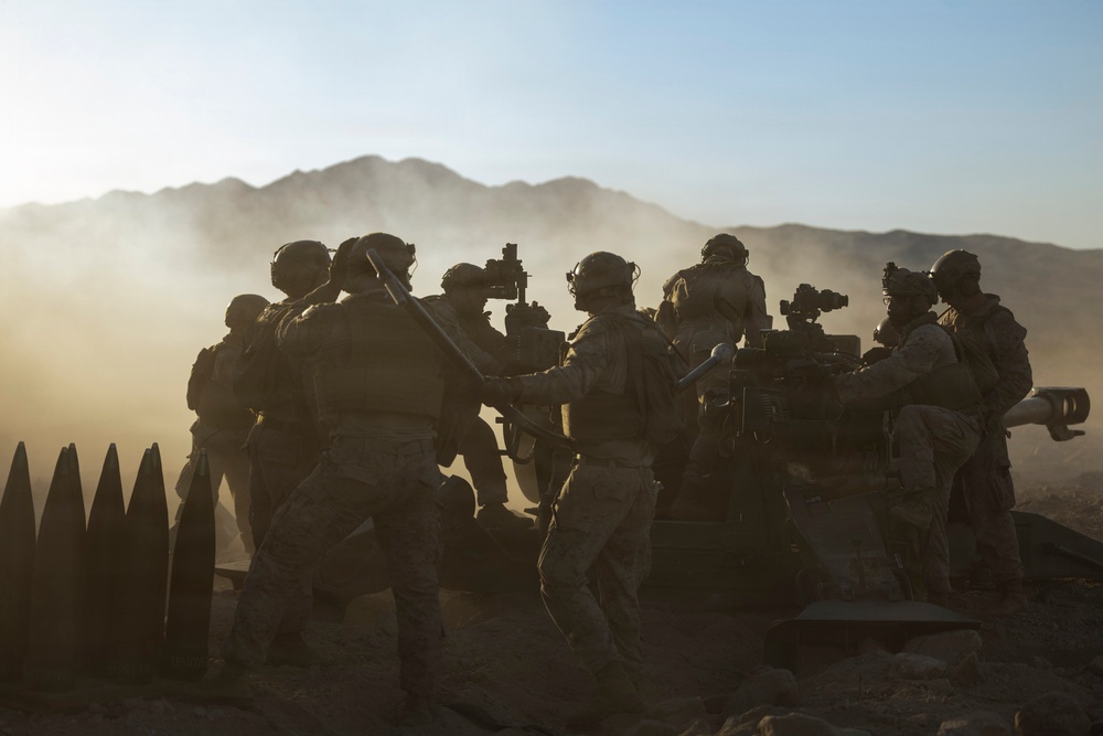 BLT 2/4 Conducts Artillery Live Fire Training