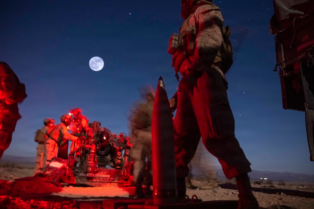 BLT 2/4 Conducts Artillery Live Fire Training
