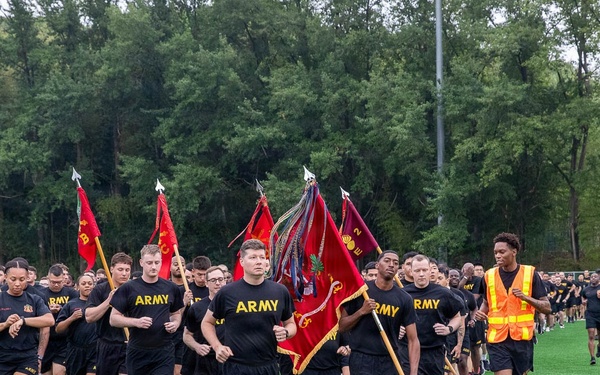 Camp Carroll U.S. Army Soldiers and KATUSAs kicked off the "2026 Eighth Army KATUSA and U.S. Soldier Friendship Week (KFW)" with an early morning run across Camp Carroll on June 8.