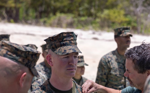 Staff Sgt. Taylor's promotion ceremony