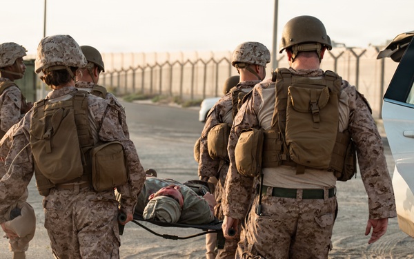 Deployed service members conduct joint MASCAL exercise
