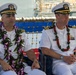 USS Carl M. Levin Holds Change of Command Ceremony