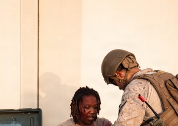 Deployed service members conduct joint MASCAL exercise