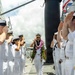 USS Carl M. Levin Holds Change of Command Ceremony