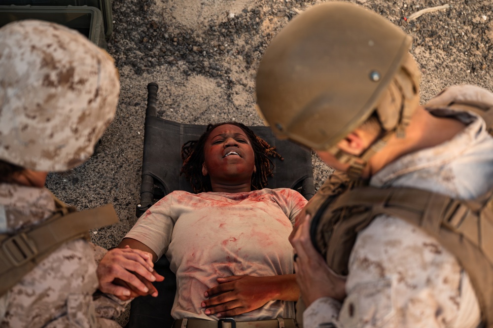 Deployed service members conduct joint MASCAL exercise