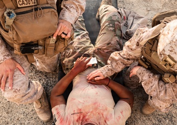 Deployed service members conduct joint MASCAL exercise