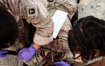 Deployed service members conduct joint MASCAL exercise