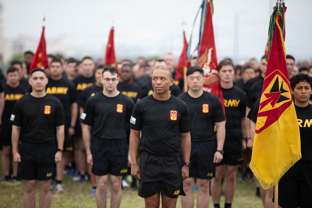35th ADA Brigade Participates in KATUSA Friendship Week Run