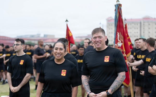 35th ADA Brigade Participates in KATUSA Friendship Week Run