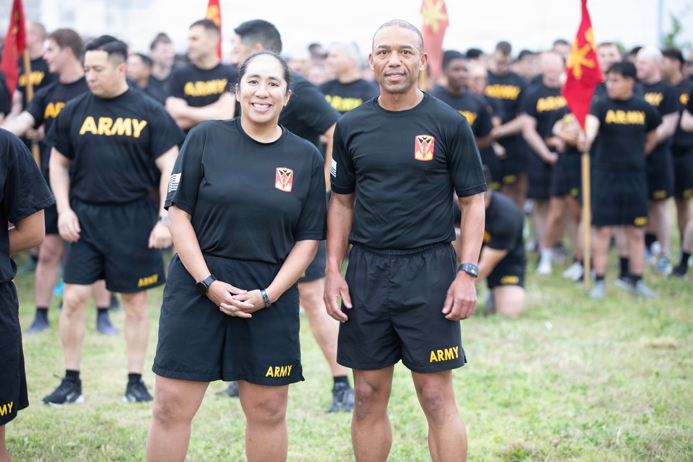 35th ADA Brigade Participates in KATUSA Friendship Week Run