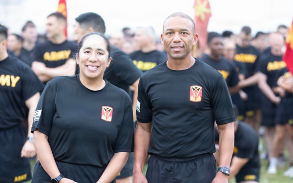 35th ADA Brigade Participates in KATUSA Friendship Week Run