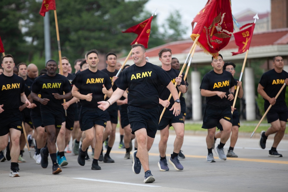 35th ADA Brigade Participates in KATUSA Friendship Week Run