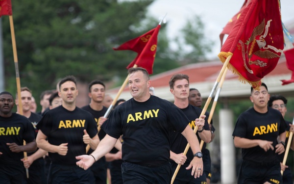 35th ADA Brigade Participates in KATUSA Friendship Week Run