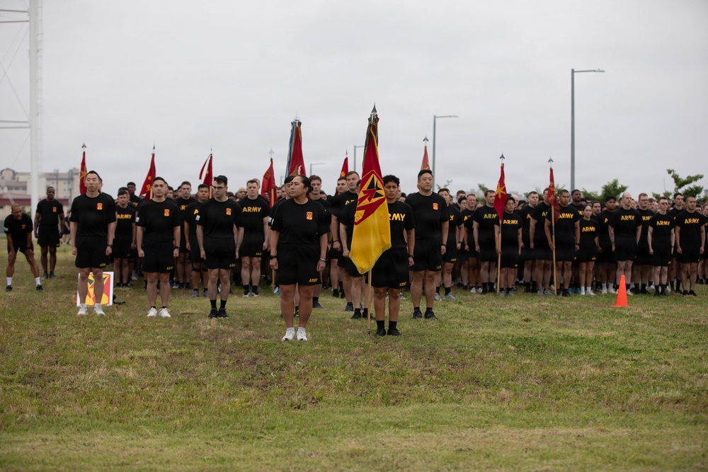 35th ADA Brigade Participates in KATUSA Friendship Week Run