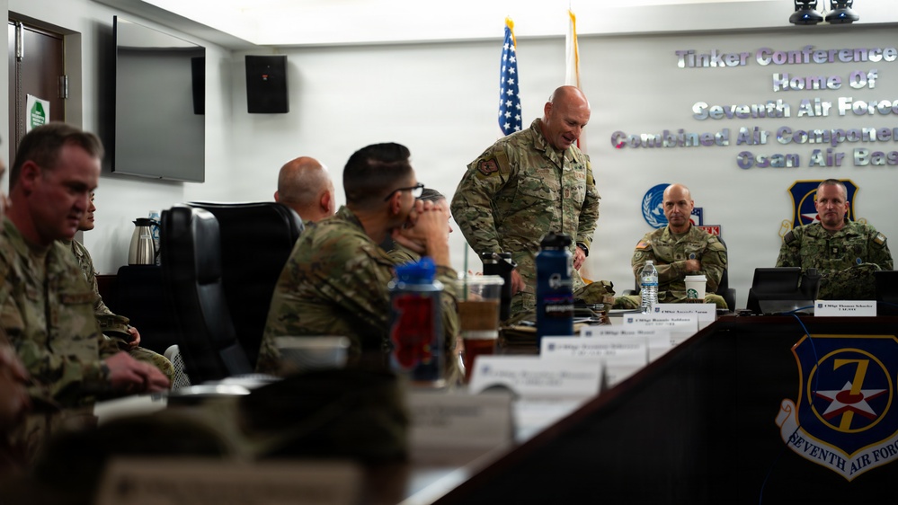 7th Air Force chiefs strengthen leadership through alliance, history and partnership