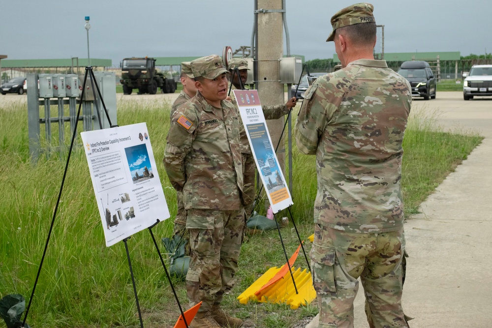BG Parker and 8th Army BG Brown Visit 35th ADA Brigade