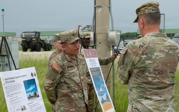 BG Parker and 8th Army BG Brown Visit 35th ADA Brigade