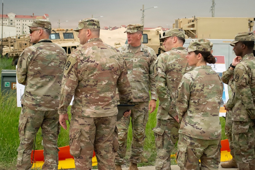 BG Parker and 8th Army BG Brown Visit 35th ADA Brigade