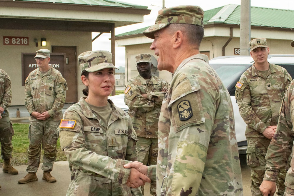 BG Parker and 8th Army BG Brown Visit 35th ADA Brigade