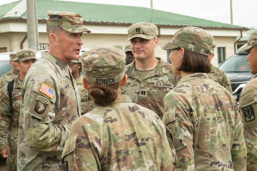 BG Parker and 8th Army BG Brown Visit 35th ADA Brigade