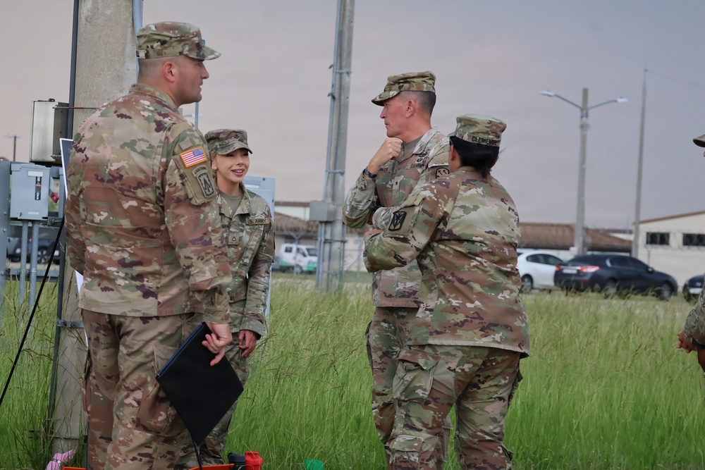 BG Parker and 8th Army BG Brown Visit 35th ADA Brigade