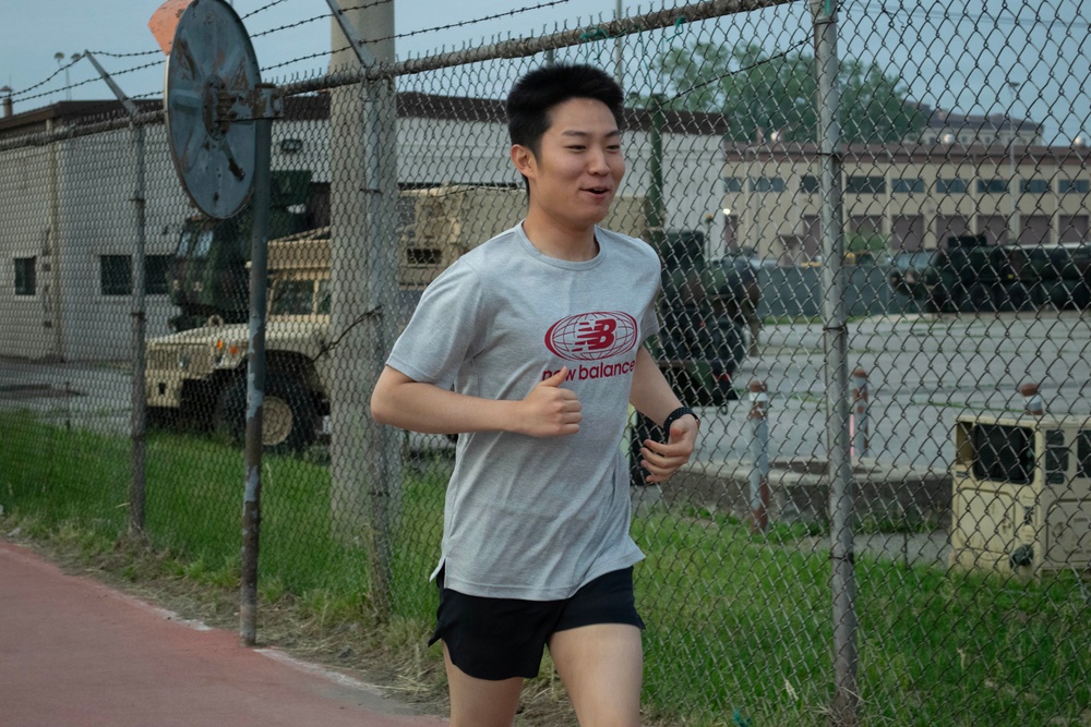 35th Air Defense Artillery Brigade Conducts Brigade Run at Osan Air Base