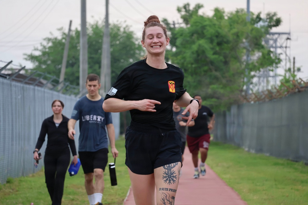 35th Air Defense Artillery Brigade Conducts Brigade Run at Osan Air Base