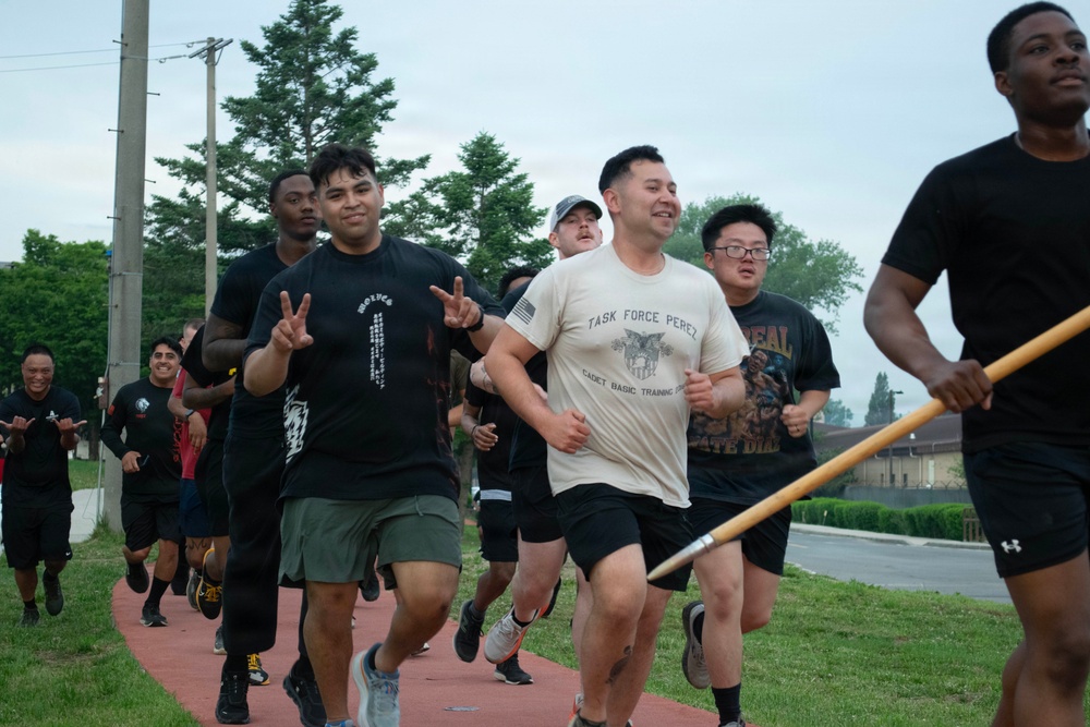 35th Air Defense Artillery Brigade Conducts Brigade Run at Osan Air Base
