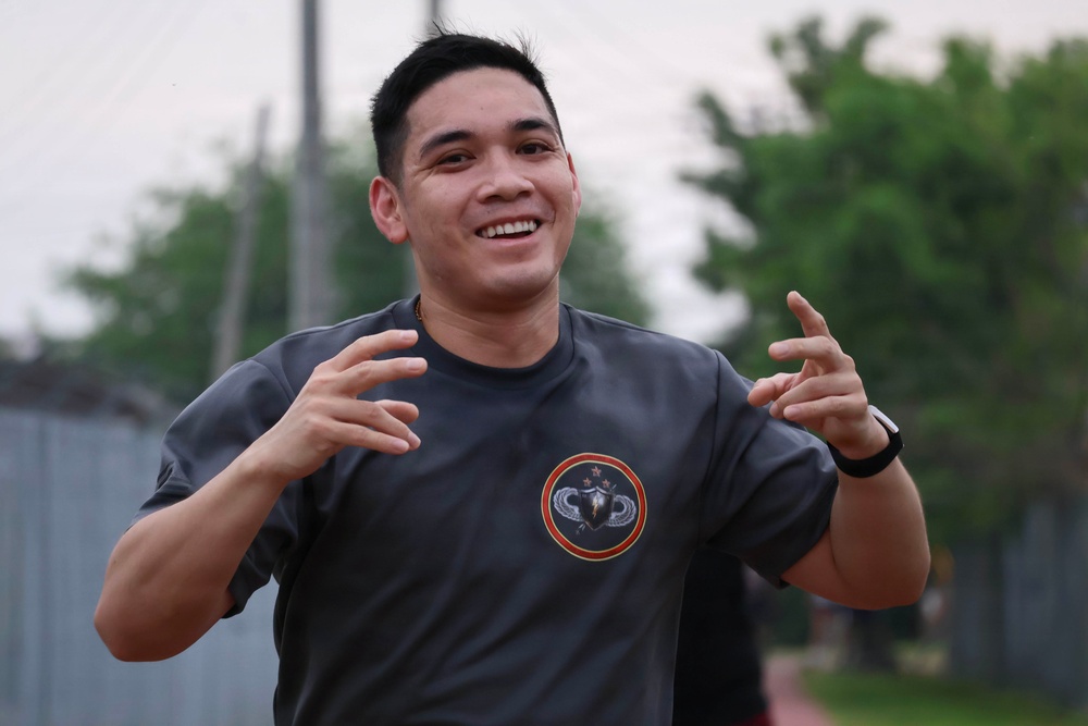 35th Air Defense Artillery Brigade Conducts Brigade Run at Osan Air Base