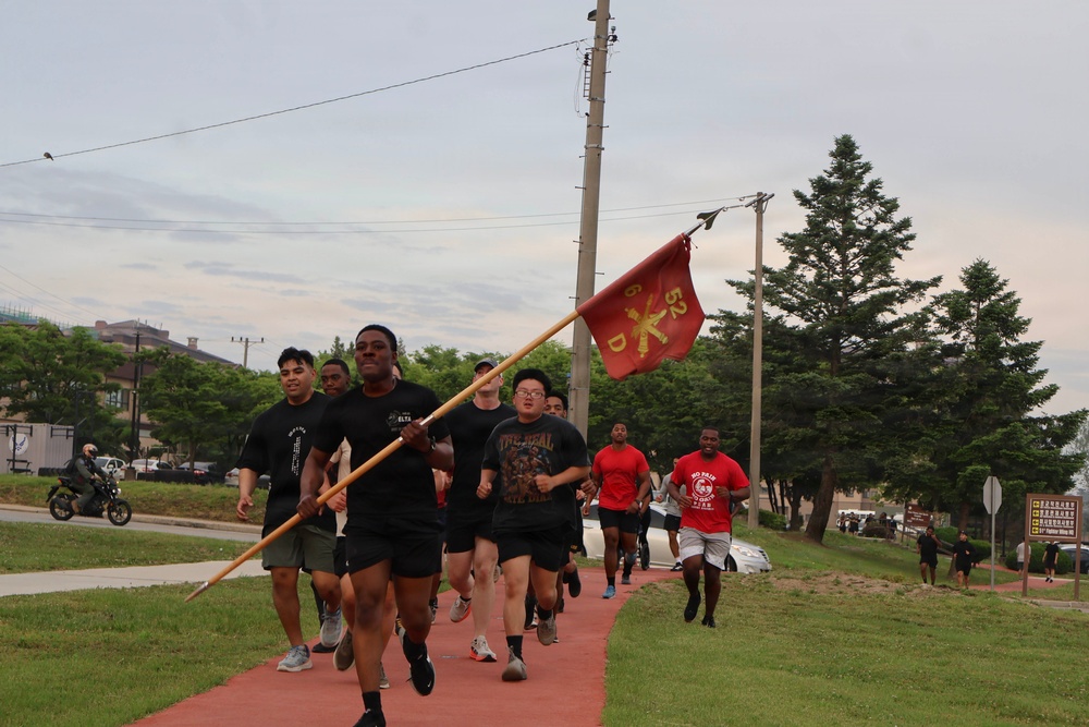 35th Air Defense Artillery Brigade Conducts Brigade Run at Osan Air Base