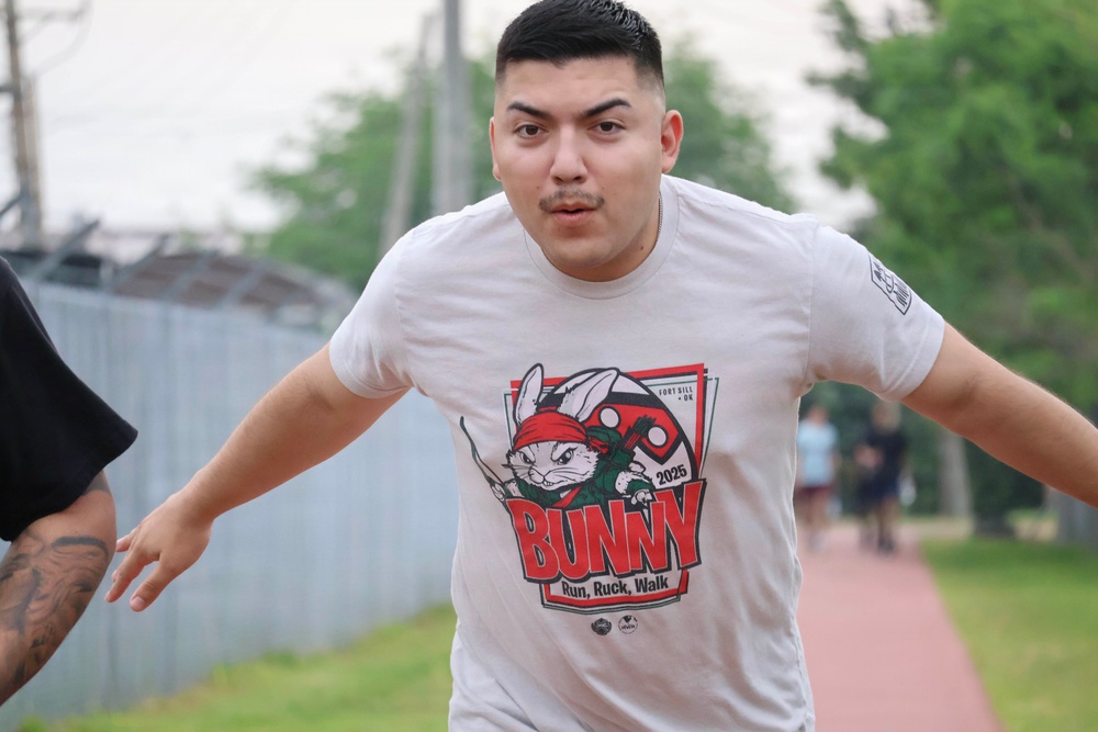 35th Air Defense Artillery Brigade Conducts Brigade Run at Osan Air Base