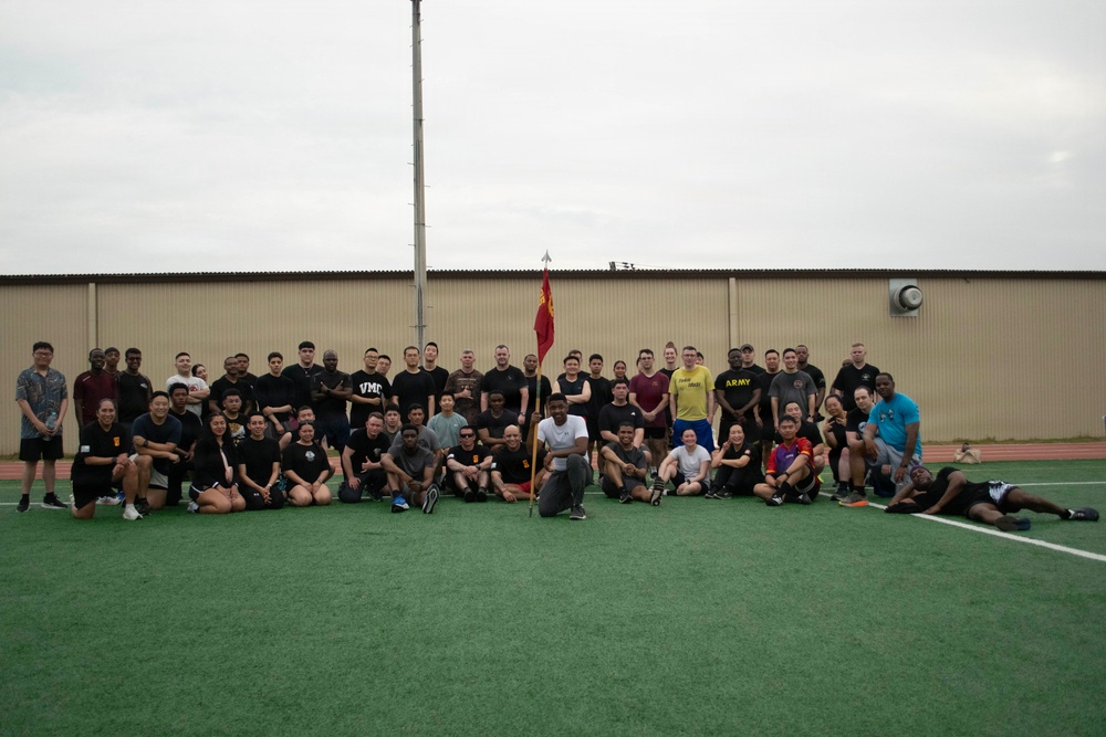 35th Air Defense Artillery Brigade Conducts Brigade Run at Osan Air Base