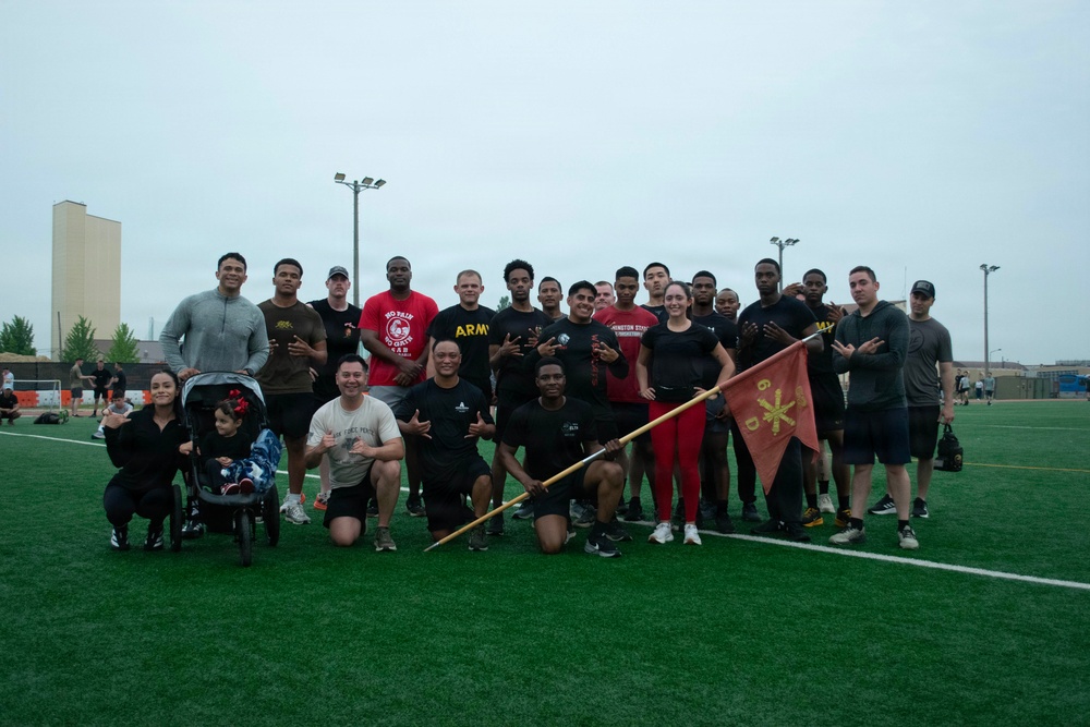 35th Air Defense Artillery Brigade Conducts Brigade Run at Osan Air Base