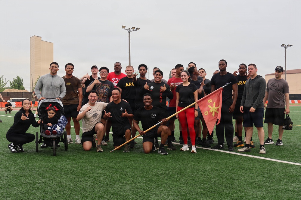 35th Air Defense Artillery Brigade Conducts Brigade Run at Osan Air Base