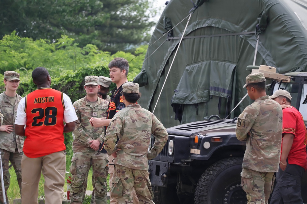 Bravo Battery Hosts Static Display