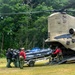 Oregon National Guard members collaborated with the Clackamas Fire Department and additional first responders to conduct aviation rescue training