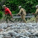 Oregon National Guard members collaborated with the Clackamas Fire Department and additional first responders to conduct aviation rescue training