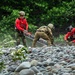 Oregon National Guard members collaborated with the Clackamas Fire Department and additional first responders to conduct aviation rescue training