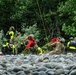 Oregon National Guard members collaborated with the Clackamas Fire Department and additional first responders to conduct aviation rescue training