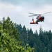 Oregon National Guard members collaborated with the Clackamas Fire Department and additional first responders to conduct aviation rescue training