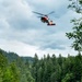 Oregon National Guard members collaborated with the Clackamas Fire Department and additional first responders to conduct aviation rescue training