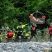Oregon National Guard members collaborated with the Clackamas Fire Department and additional first responders to conduct aviation rescue training