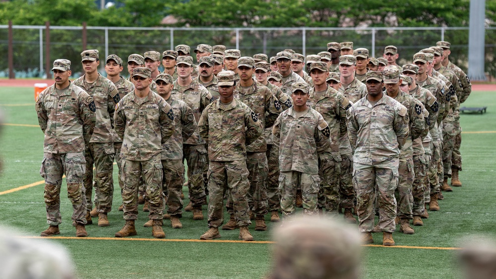 Soldiers Participate in the 12-Mile Ruck March