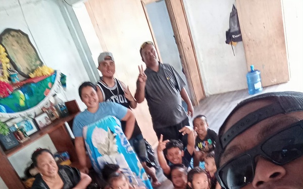 Yokota Airmen deliver humanitarian aid to typhoon-affected family