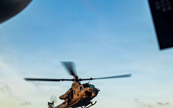 11th MEU Marines, Sailors Conduct Flight Operations Aboard USS Boxer