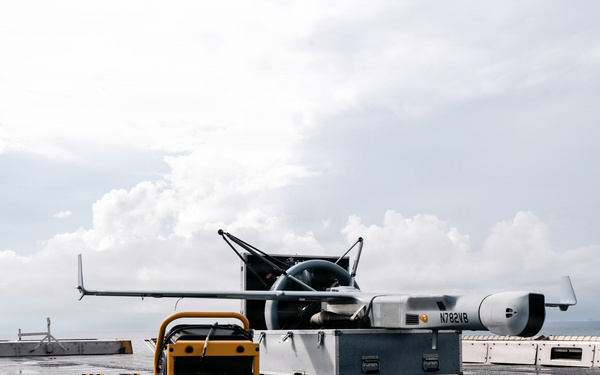 11th MEU Marines, Sailors and DOW Contractors Conduct VBAT Flight Aboard USS Portland
