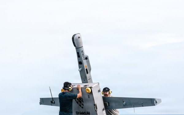 11th MEU Marines, Sailors and DOW Contractors Conduct VBAT Flight Aboard USS Portland
