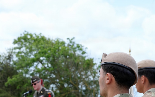 DDAY82 Pointe Du Hoc ceremony