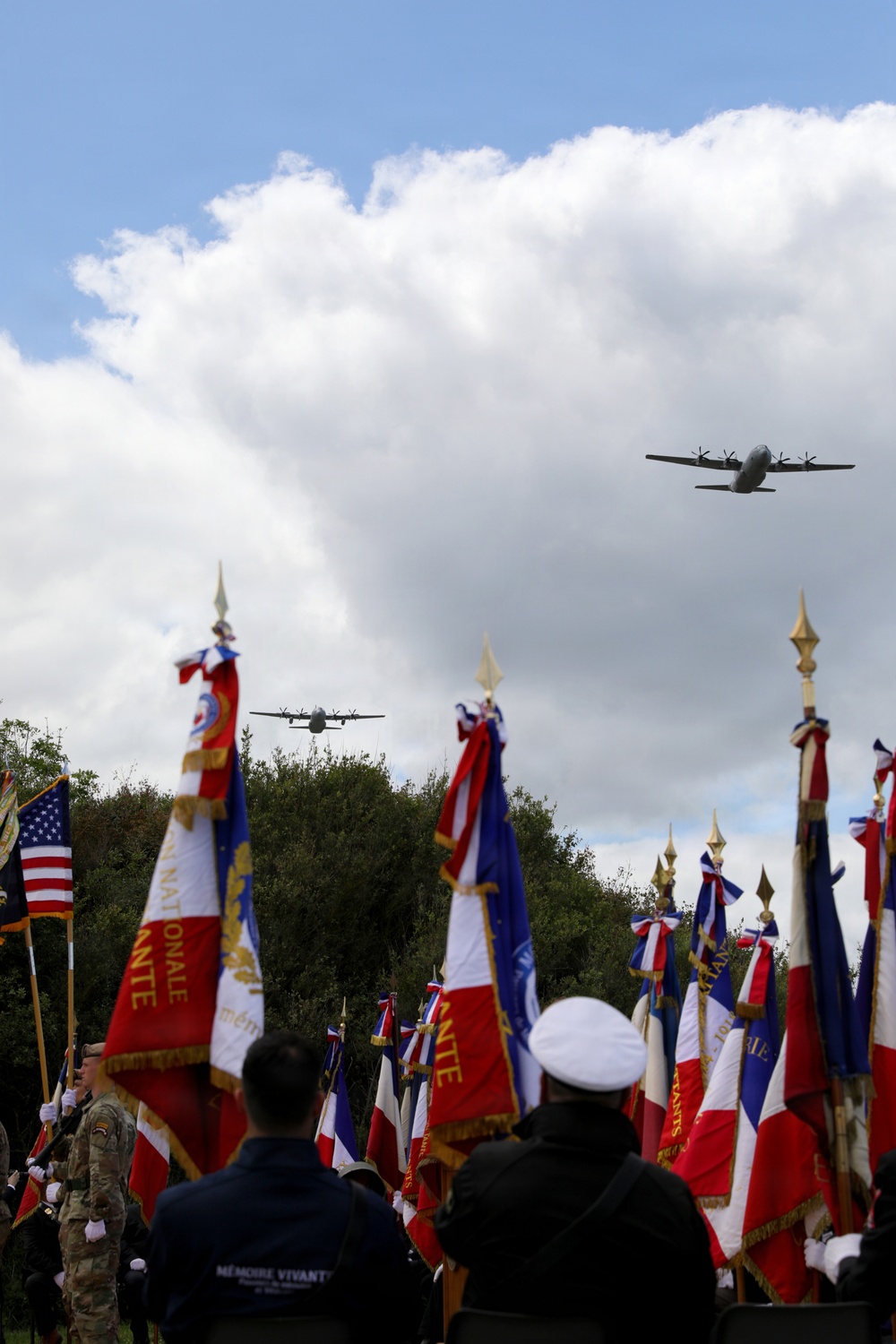DDAY82 Pointe Du Hoc ceremony