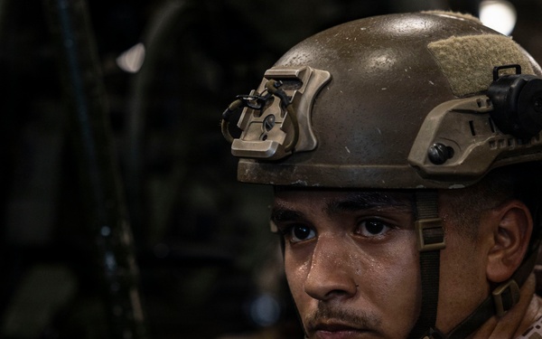 Echo Battery, BLT 3/5 Marines Conduct Howitzer Gun Drills Aboard USS Portland